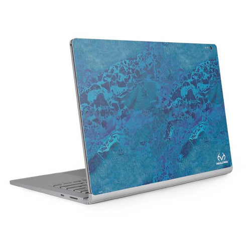 RealTree WAV3 Blue Camo Surface Book 2 13.5in Skin